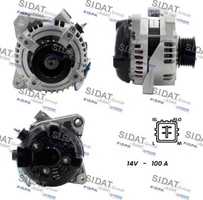 Fispa A12DE1223A2 - Alternator www.molydon.hr