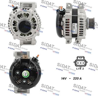 Fispa A12DE1222A2 - Alternator www.molydon.hr