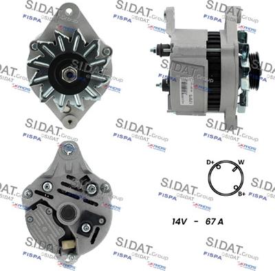 Fispa A12LU1282A2 - Alternator www.molydon.hr