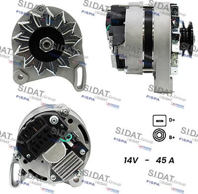 Fispa A12MA0014A2 - Alternator www.molydon.hr