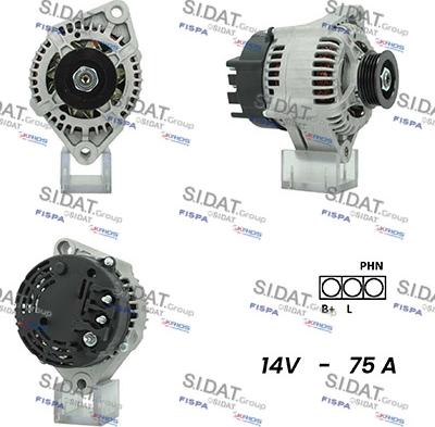 Fispa A12MA0275A2 - Alternator www.molydon.hr