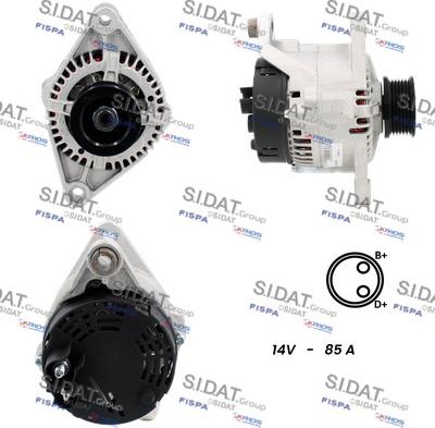 Fispa A12MA1249A2 - Alternator www.molydon.hr