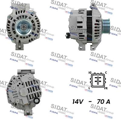 Fispa A12MH0345A2 - Alternator www.molydon.hr