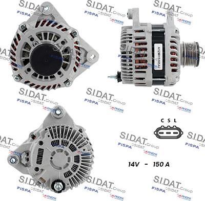 Fispa A12MH1405A2 - Alternator www.molydon.hr