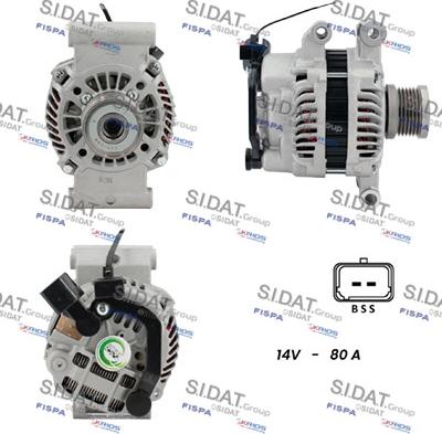 Fispa A12MH1205A2 - Alternator www.molydon.hr