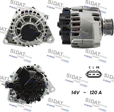 Fispa A12VA0526A2 - Alternator www.molydon.hr