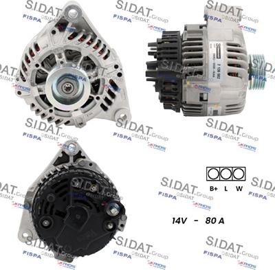 Fispa A12VA0520 - Alternator www.molydon.hr