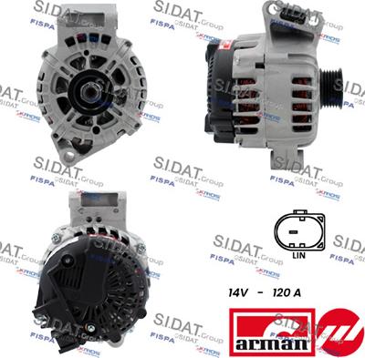 Fispa A12VA0157 - Alternator www.molydon.hr