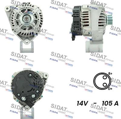 Fispa A12VA0764A2 - Alternator www.molydon.hr