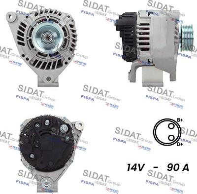 Fispa A12VA0734A2 - Alternator www.molydon.hr