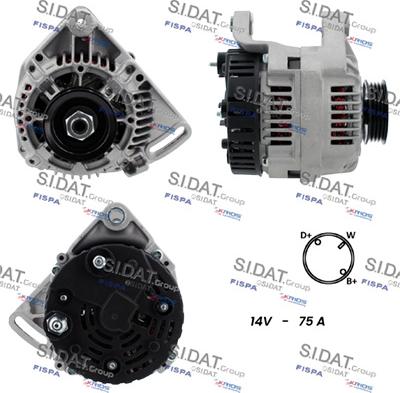 Fispa A12VA1292A2 - Alternator www.molydon.hr