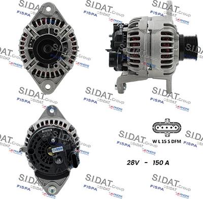 Fispa A24BH0008 - Alternator www.molydon.hr