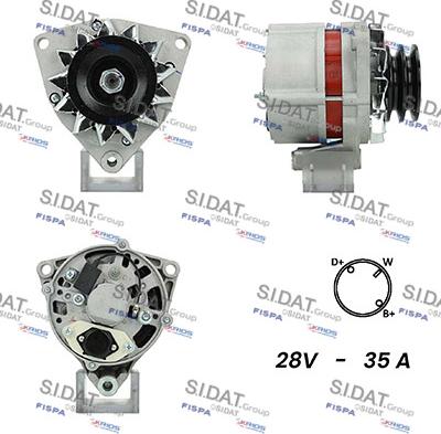 Fispa A24BH0003A2 - Alternator www.molydon.hr