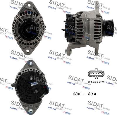 Fispa A24BH0180 - Alternator www.molydon.hr