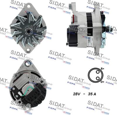 Fispa A24MA0154A2 - Alternator www.molydon.hr