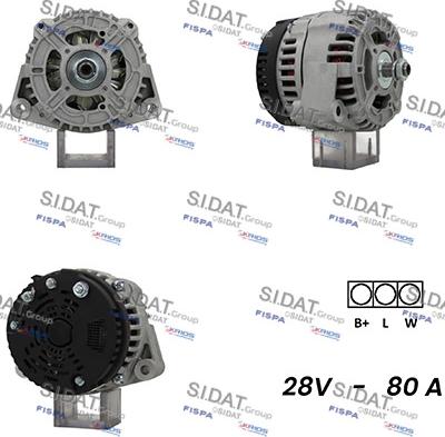 Fispa A24ML0125A2 - Alternator www.molydon.hr