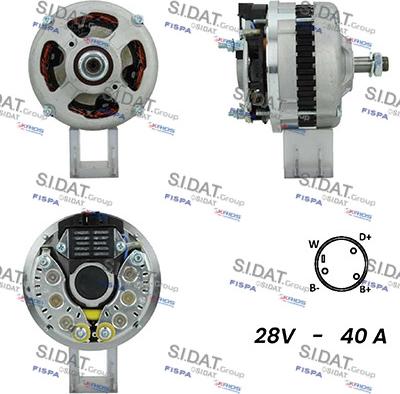 Fispa A24VA0123A2 - Alternator www.molydon.hr