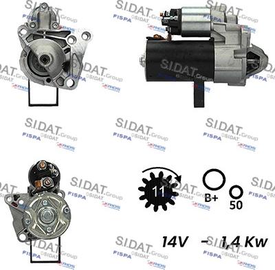 Fispa S12BH0688 - Starter www.molydon.hr