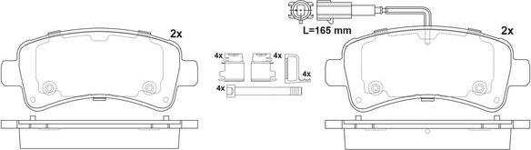 FIT FP1746E - Komplet Pločica, disk-kočnica www.molydon.hr