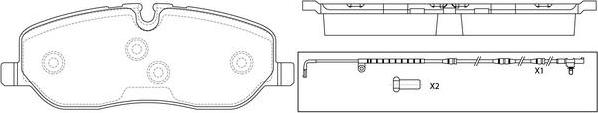 FIT FP7366E - Komplet Pločica, disk-kočnica www.molydon.hr