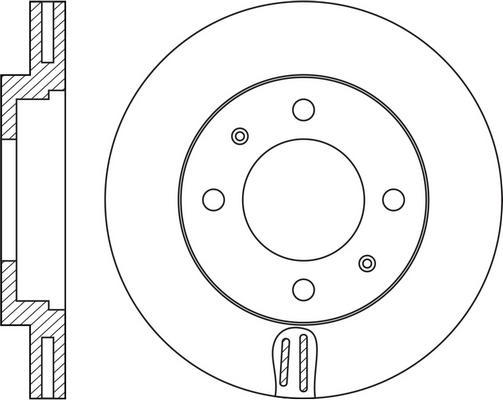 FIT FR0954V - Kočioni disk www.molydon.hr