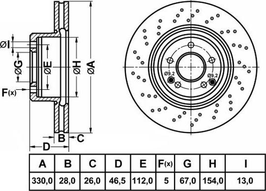 FIT FR0989DSET - Kočioni disk www.molydon.hr