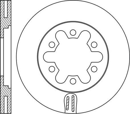 BOSCH 0 986 AB6 168 - Kočioni disk www.molydon.hr