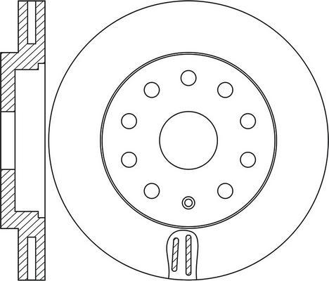 Optimal BS-9264 - Kočioni disk www.molydon.hr