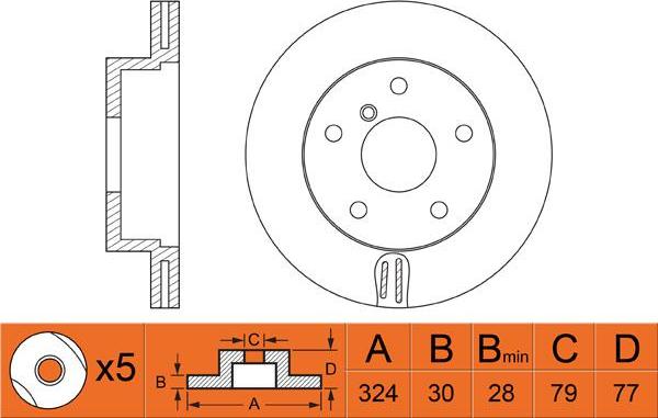 FIT FR0491V - Kočioni disk www.molydon.hr