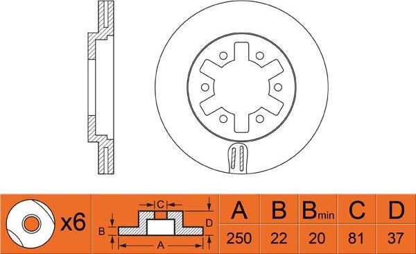 FIT FR0443V - Kočioni disk www.molydon.hr