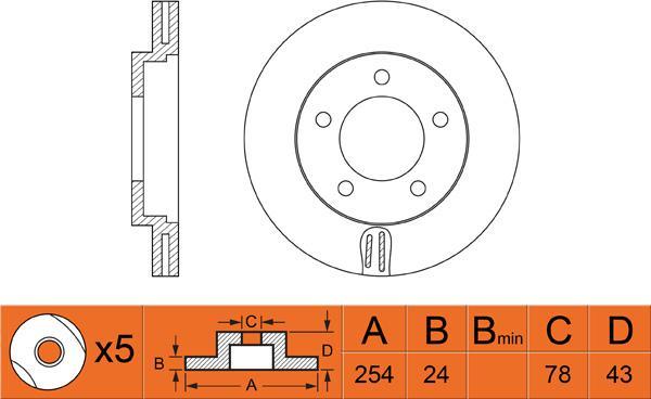 FIT FR0404V - Kočioni disk www.molydon.hr