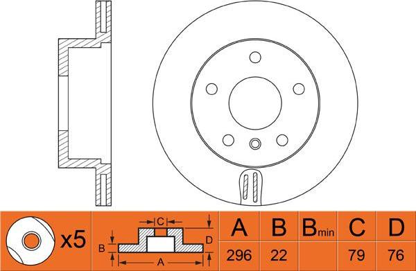 FIT FR0402V - Kočioni disk www.molydon.hr