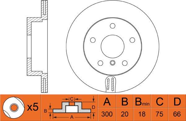 BOSCH 0986AB6717 - Kočioni disk www.molydon.hr