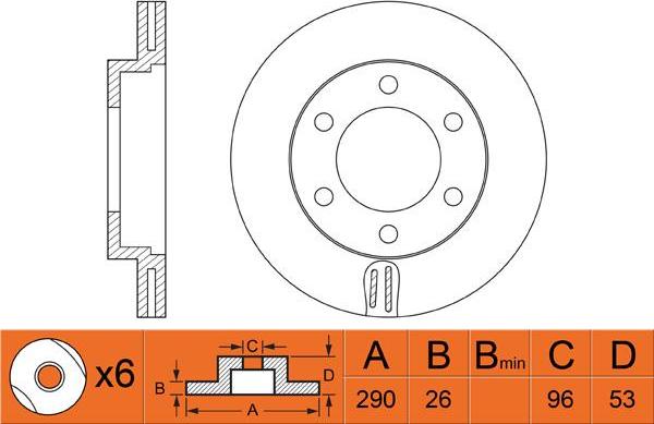 FIT FR0432V - Kočioni disk www.molydon.hr