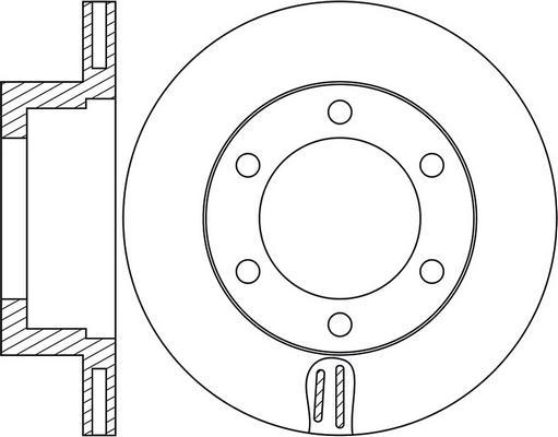 FIT FR0558V - Kočioni disk www.molydon.hr