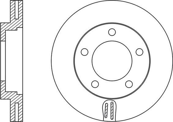 FIT FR0580V - Kočioni disk www.molydon.hr