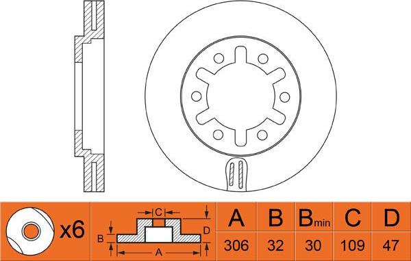 FIT FR0529V - Kočioni disk www.molydon.hr