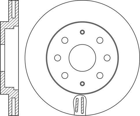 FIT FR0697V - Kočioni disk www.molydon.hr