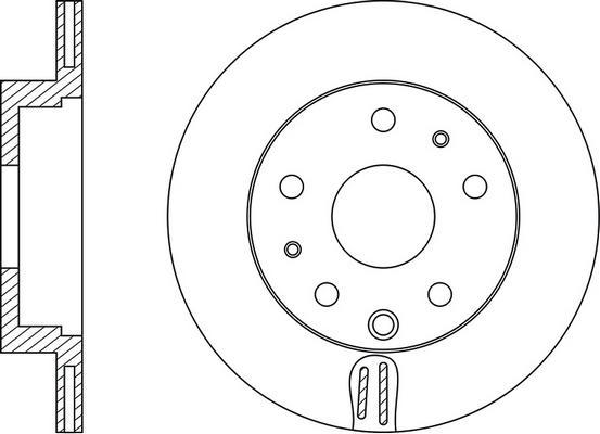 NiBK RN1502 - Kočioni disk www.molydon.hr