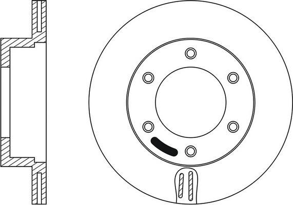 Motaquip VBE133 - Kočioni disk www.molydon.hr