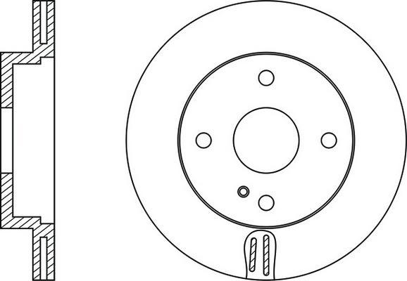 Eurobrake 5815313286 - Kočioni disk www.molydon.hr