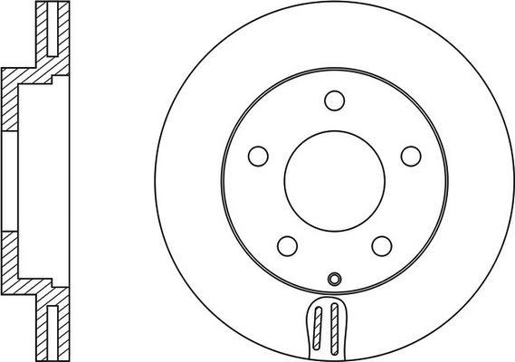 Brembo 09.5584.11 - Kočioni disk www.molydon.hr