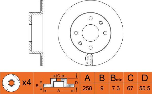 FIT FR0398V - Kočioni disk www.molydon.hr