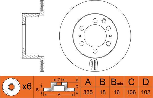 FIT FR0269V - Kočioni disk www.molydon.hr