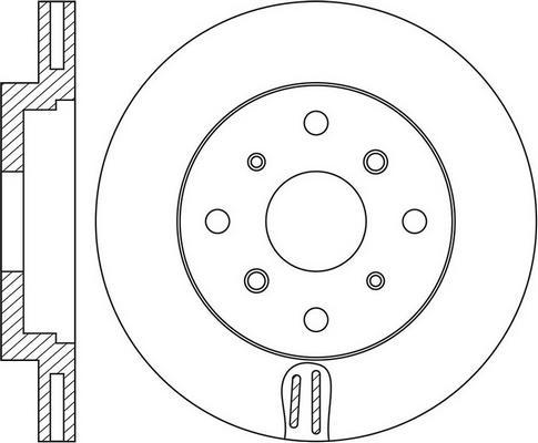 FIT FR0753V - Kočioni disk www.molydon.hr