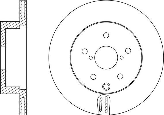 BENDIX 521458 - Kočioni disk www.molydon.hr