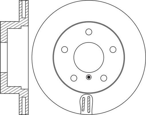 Open Parts BDR2275.20 - Kočioni disk www.molydon.hr