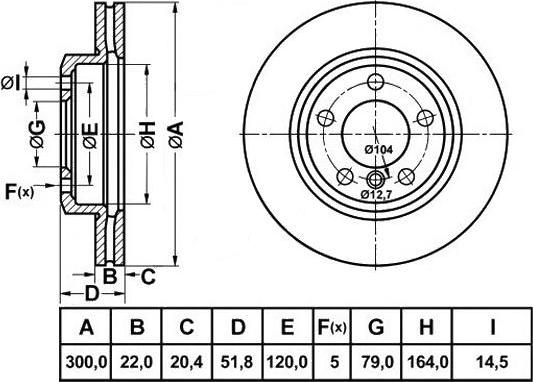 FIT FR1037V - Kočioni disk www.molydon.hr