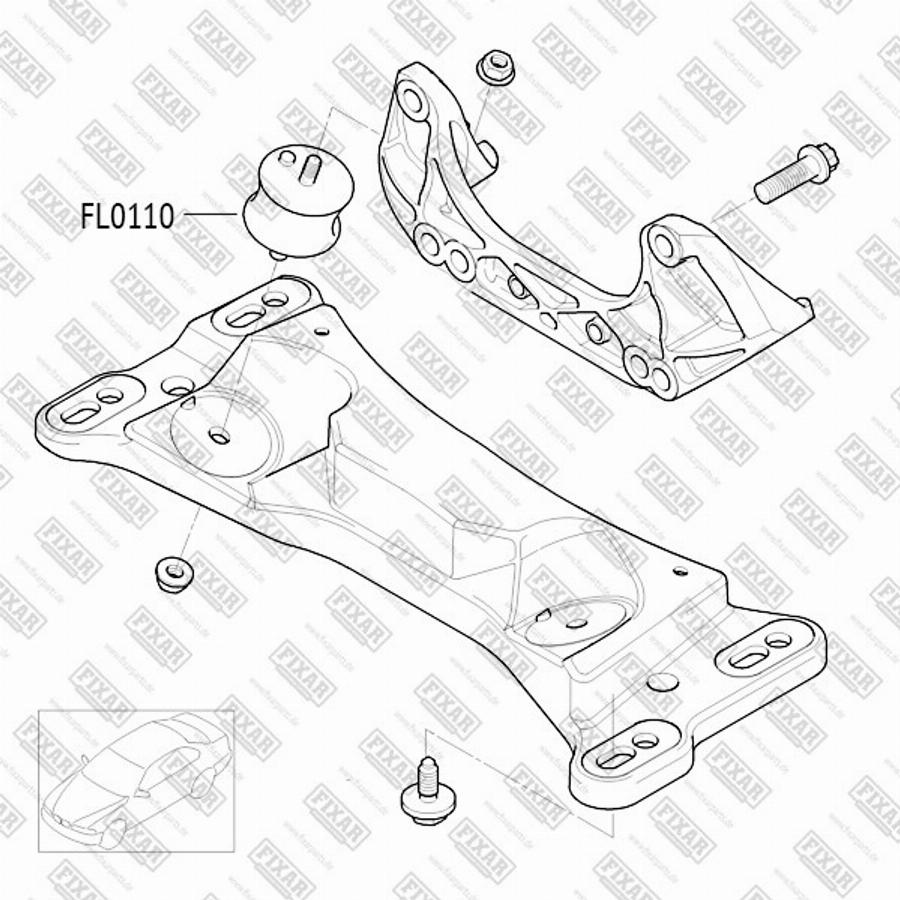 Fixar FL0110 - Nosač motora www.molydon.hr