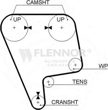 Flennor 4069V - Zupčasti remen  www.molydon.hr